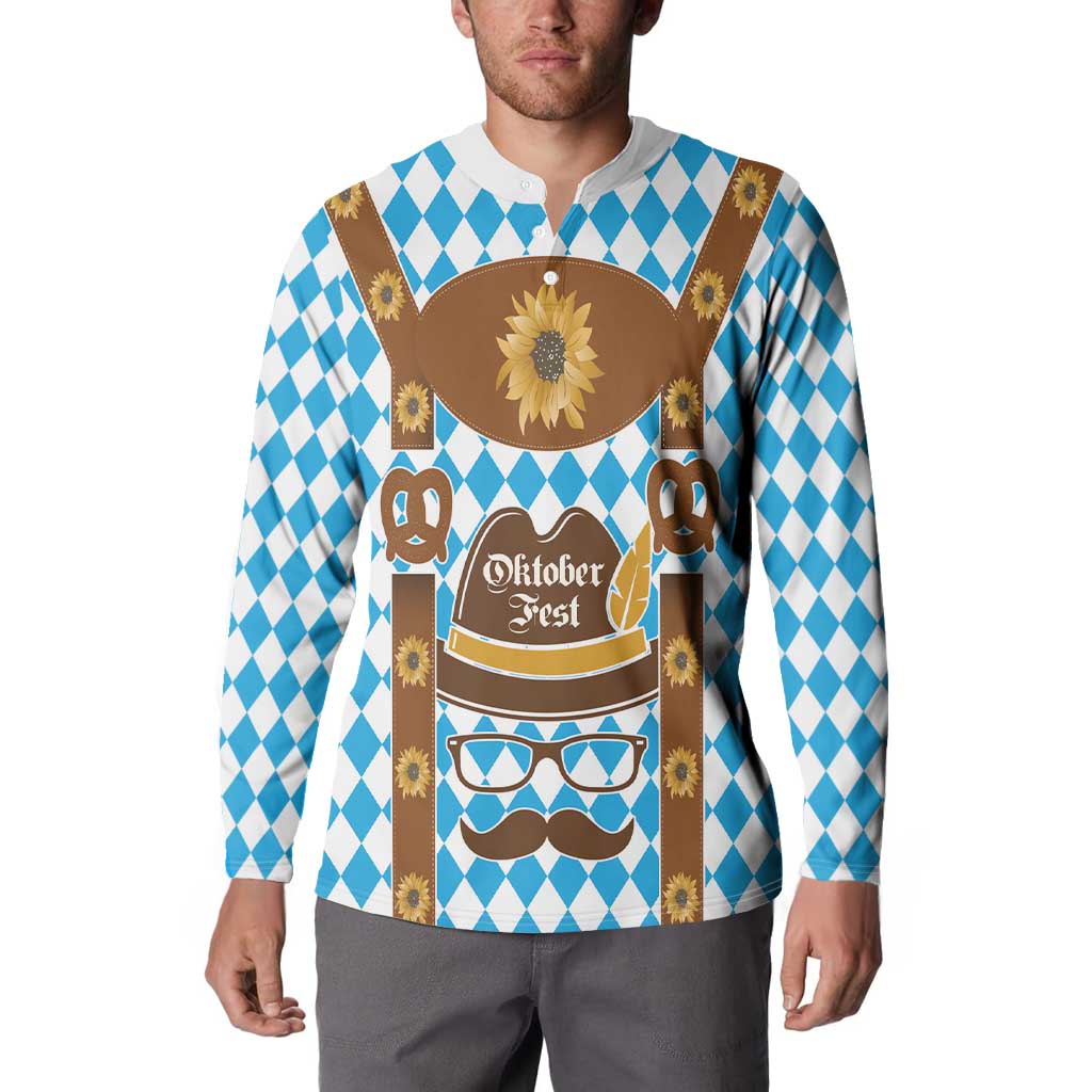 Germany Oktoberfest Button Sweatshirt Lederhosen Costume