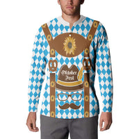 Germany Oktoberfest Button Sweatshirt Lederhosen Costume