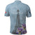 Personalized Fance Le 14 Juillet Polo Shirt Eiffel Tower with Iris Flower