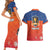 Netherlands Football Couples Matching Short Sleeve Bodycon Dress and Hawaiian Shirt Oranje Lion Go Champion