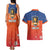 Netherlands Football Couples Matching Tank Maxi Dress and Hawaiian Shirt Oranje Lion Go Champion