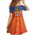 Netherlands Football Kid Short Sleeve Dress Oranje Lion Go Champion