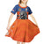 Netherlands Football Kid Short Sleeve Dress Oranje Lion Go Champion