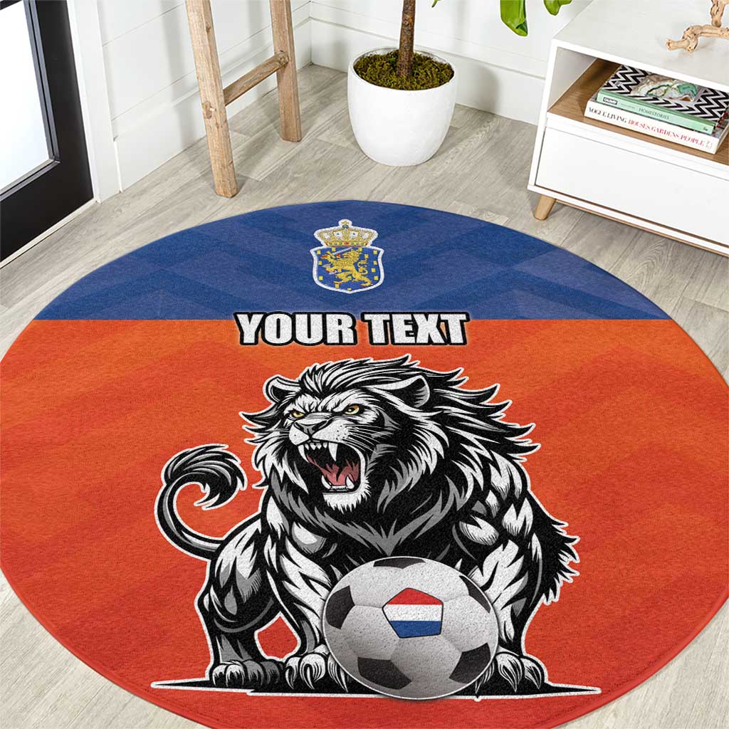 Netherlands Football Round Carpet Oranje Lion Go Champion