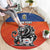 Netherlands Football Round Carpet Oranje Lion Go Champion