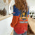 Netherlands Football Women Casual Shirt Oranje Lion Go Champion