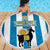 Personalized Argentina 10 Goat Beach Blanket Greatest Of All Time Sporty Style