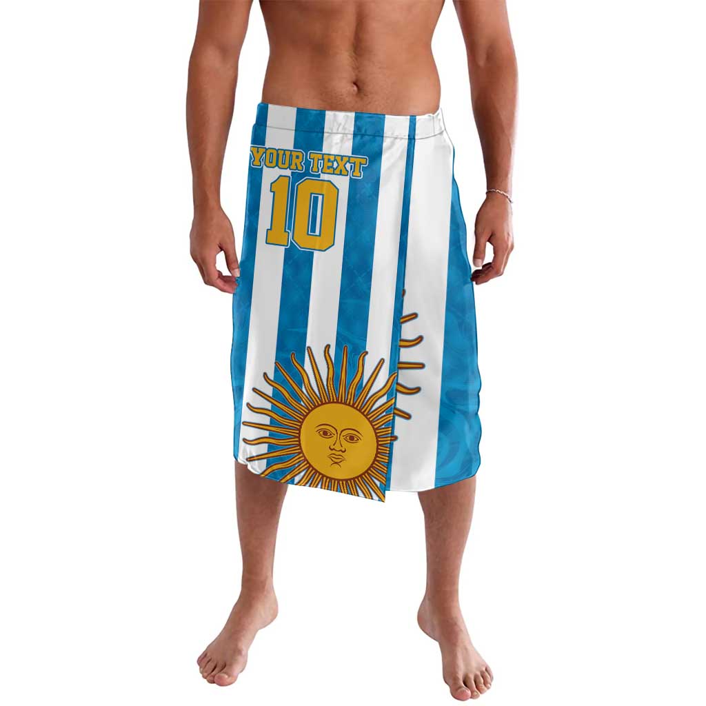 Personalized Argentina 10 Goat Lavalava Greatest Of All Time Sporty Style