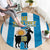 Personalized Argentina 10 Goat Round Carpet Greatest Of All Time Sporty Style