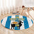 Personalized Argentina 10 Goat Round Carpet Greatest Of All Time Sporty Style