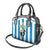 Personalized Argentina 10 Goat Shoulder Handbag Greatest Of All Time Sporty Style