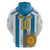 Personalized Argentina 10 Goat Zip Hoodie Greatest Of All Time Sporty Style