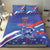 Custom United States Ice Hockey Bedding Set USA Go Champions Sporty Style