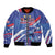 Custom United States Ice Hockey Bomber Jacket USA Go Champions Sporty Style