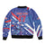 Custom United States Ice Hockey Bomber Jacket USA Go Champions Sporty Style