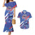 Custom United States Ice Hockey Couples Matching Mermaid Dress and Hawaiian Shirt USA Go Champions Sporty Style