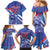 Custom United States Ice Hockey Family Matching Mermaid Dress and Hawaiian Shirt USA Go Champions Sporty Style