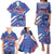 Custom United States Ice Hockey Family Matching Puletasi and Hawaiian Shirt USA Go Champions Sporty Style