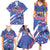 Custom United States Ice Hockey Family Matching Summer Maxi Dress and Hawaiian Shirt USA Go Champions Sporty Style