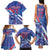 Custom United States Ice Hockey Family Matching Tank Maxi Dress and Hawaiian Shirt USA Go Champions Sporty Style