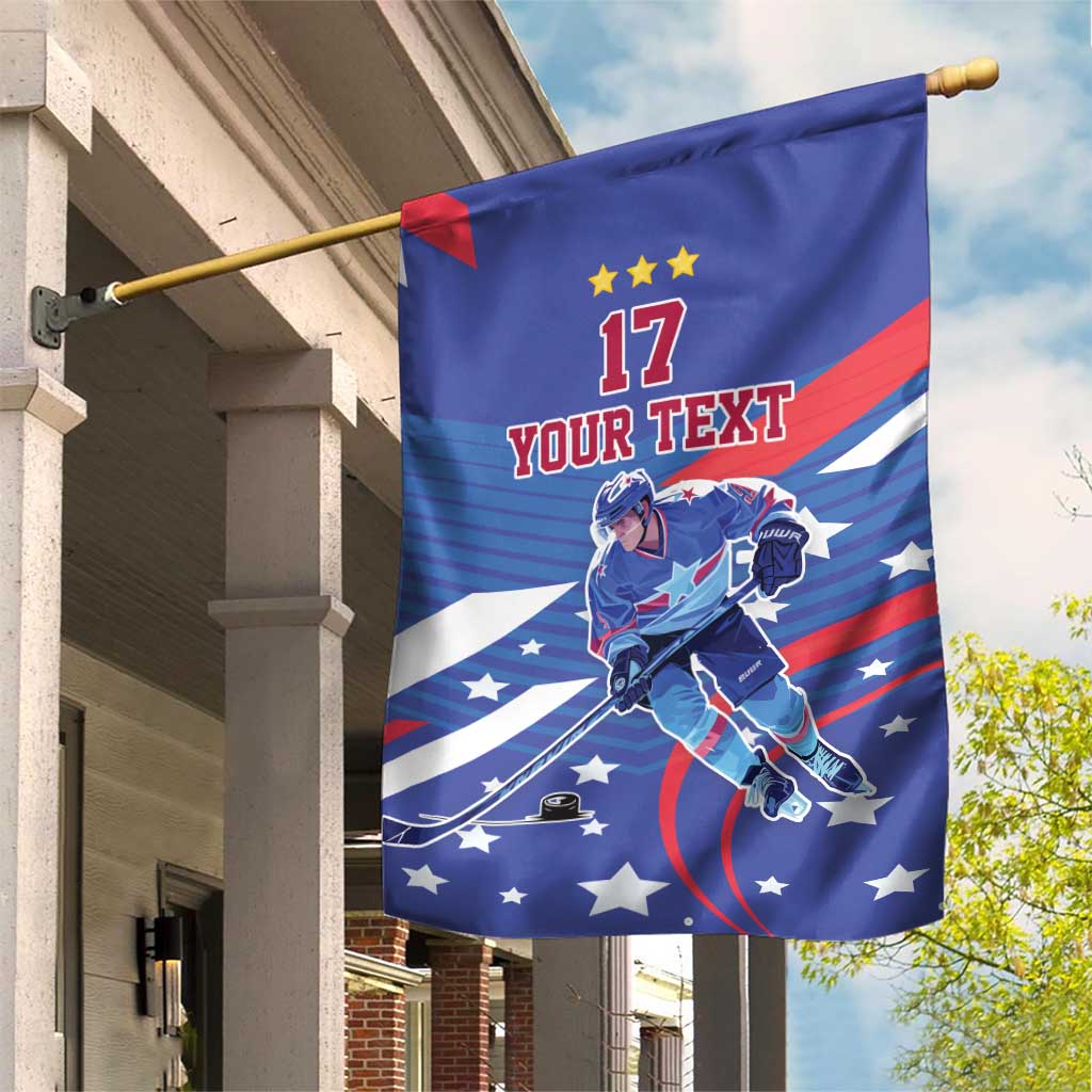 Custom United States Ice Hockey Garden Flag USA Go Champions Sporty Style