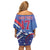 Custom United States Ice Hockey Off Shoulder Short Dress USA Go Champions Sporty Style