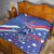 Custom United States Ice Hockey Quilt USA Go Champions Sporty Style