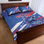 Custom United States Ice Hockey Quilt Bed Set USA Go Champions Sporty Style