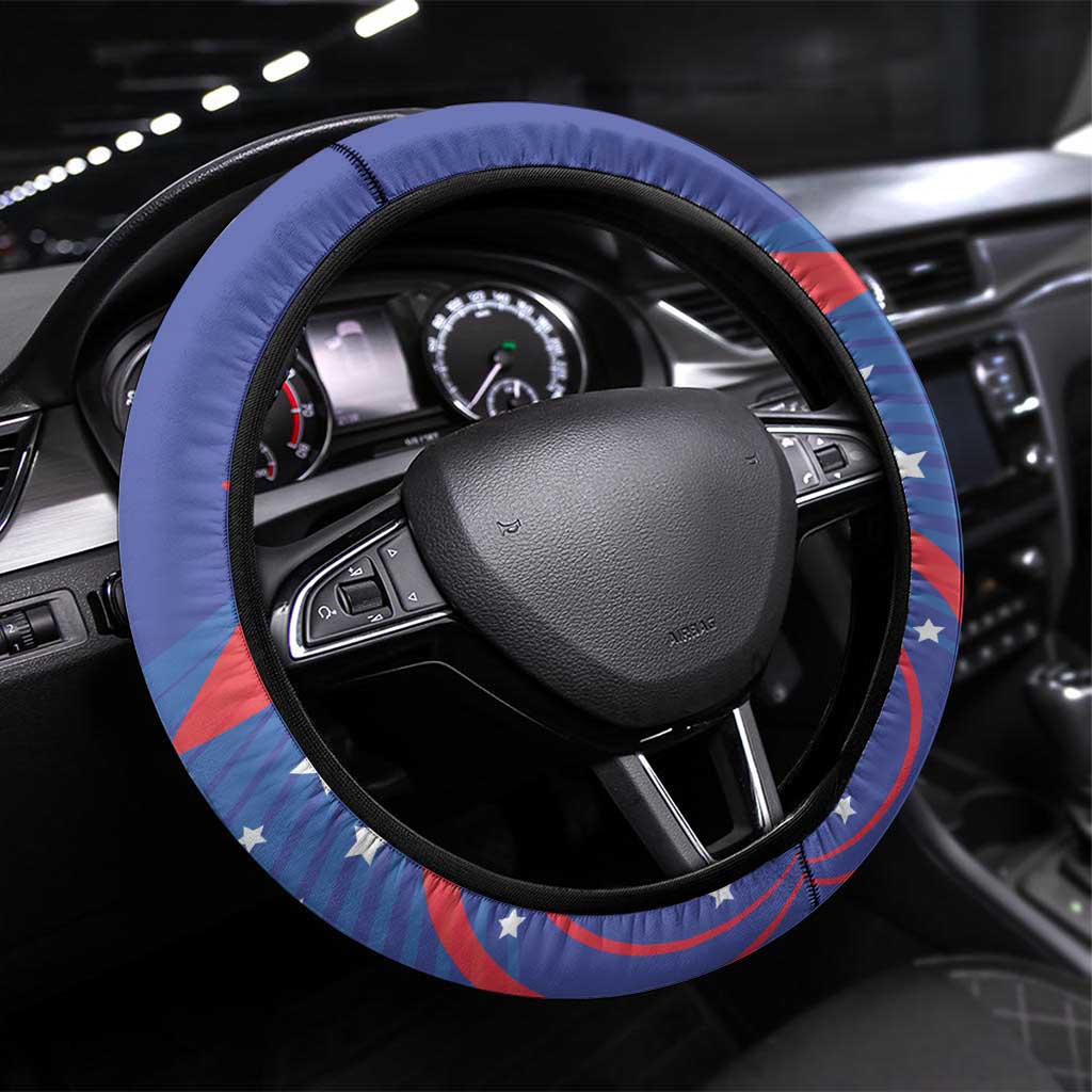 United States Ice Hockey Steering Wheel Cover USA Go Champions Sporty Style