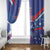 Custom United States Ice Hockey Window Curtain USA Go Champions Sporty Style