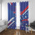 Custom United States Ice Hockey Window Curtain USA Go Champions Sporty Style