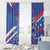 Custom United States Ice Hockey Window Curtain USA Go Champions Sporty Style