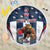 Custom United States Basketball Beach Blanket USA Eagle Mascot Style