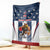 Custom United States Basketball Blanket USA Eagle Mascot Style