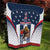 Custom United States Basketball Quilt USA Eagle Mascot Style