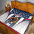 Custom United States Basketball Quilt USA Eagle Mascot Style