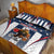 Custom United States Basketball Quilt Bed Set USA Eagle Mascot Style