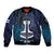Personalized Finland Drakkar Vikings Sleeve Zip Bomber Jacket Suomi Flag Viking Thor Runes