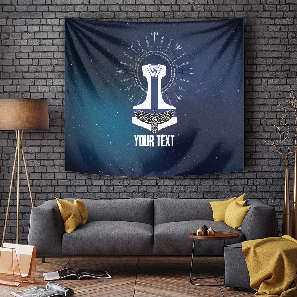 Personalized Finland Drakkar Vikings Tapestry Suomi Flag Viking Thor Runes