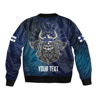 Personalized Finland Drakkar Vikings Bomber Jacket Suomi Viking Warrior