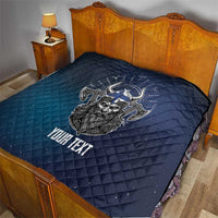Personalized Finland Drakkar Vikings Quilt Suomi Viking Warrior