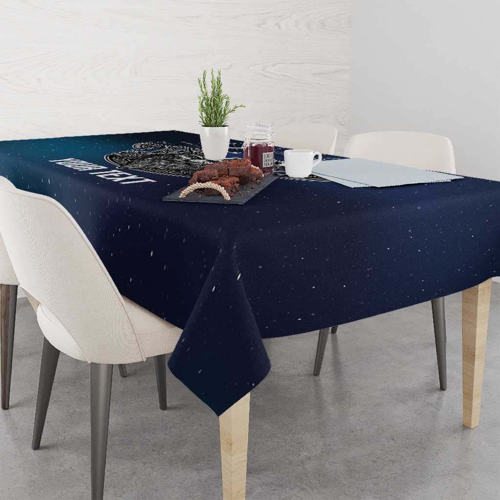 Personalized Finland Drakkar Vikings Tablecloth Suomi Viking Warrior