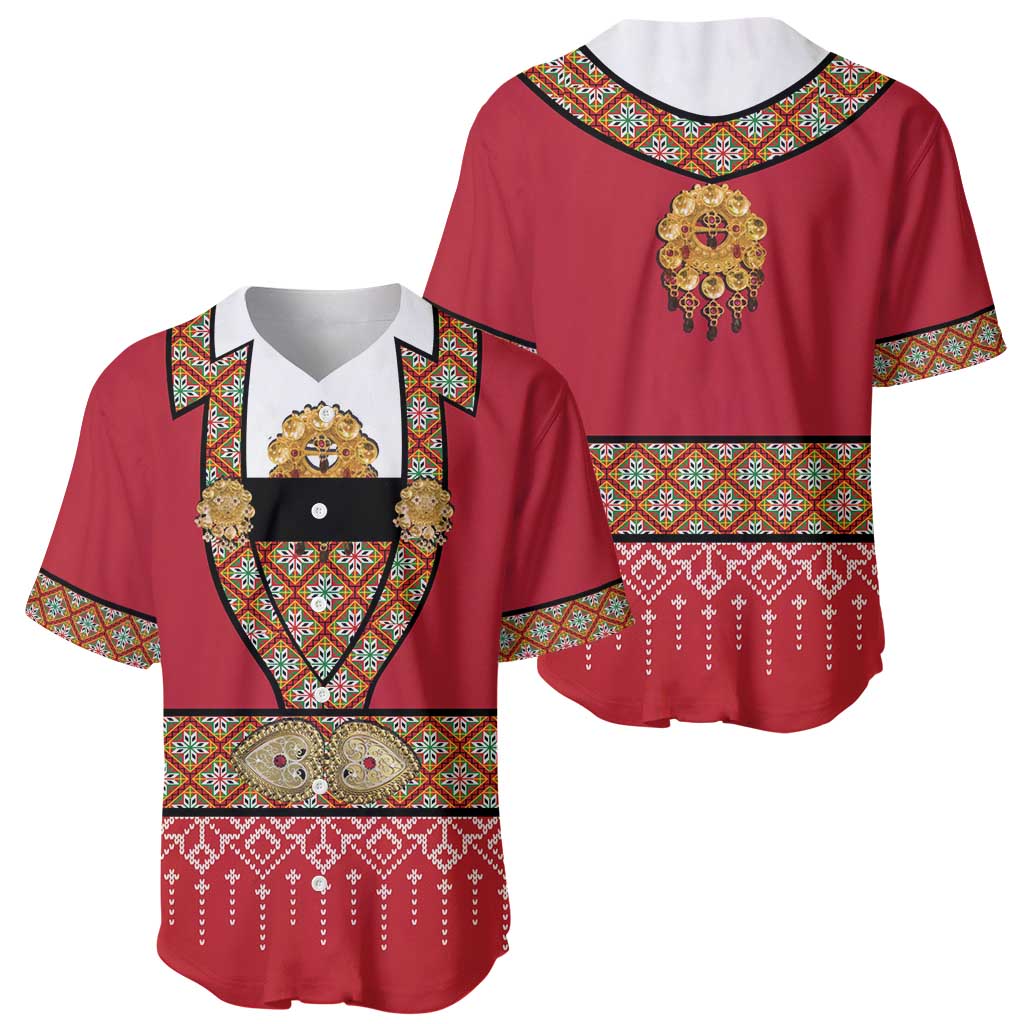 Norway Constitution Day Baseball Jersey Norwegian bunads