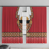 Norway Constitution Day Window Curtain Norwegian bunads