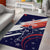 Custom United States American Football Area Rug USA Go Champions Sporty Style