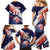 Custom United States American Football Family Matching Mermaid Dress and Hawaiian Shirt USA Go Champions Sporty Style