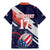 Custom United States American Football Family Matching Mermaid Dress and Hawaiian Shirt USA Go Champions Sporty Style