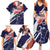 Custom United States American Football Family Matching Summer Maxi Dress and Hawaiian Shirt USA Go Champions Sporty Style