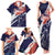 Custom United States American Football Family Matching Tank Maxi Dress and Hawaiian Shirt USA Go Champions Sporty Style