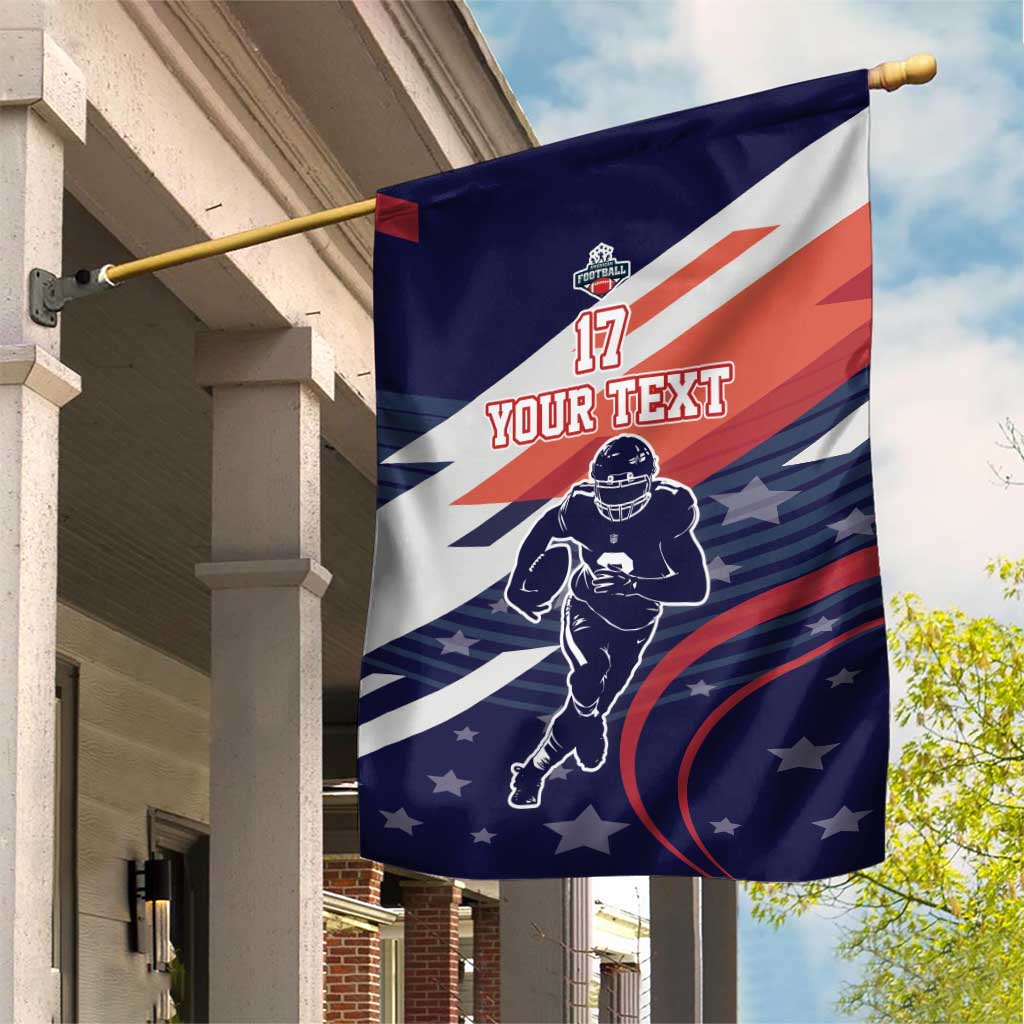 Custom United States American Football Garden Flag USA Go Champions Sporty Style